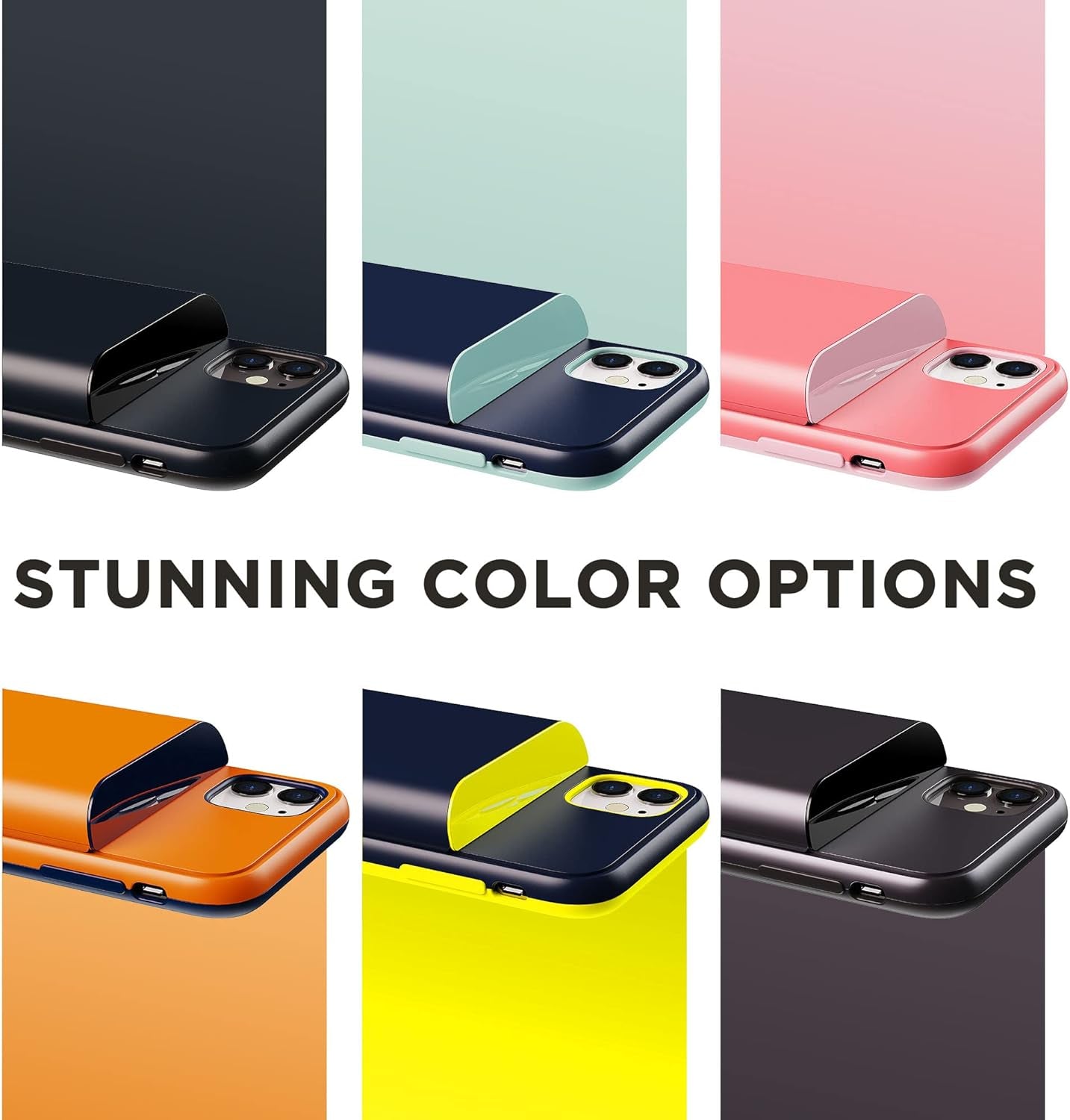 Battery Charging Case for Iphone 11 – Detachable & Magnetic Smart Charger Case for Apple Wireless Charging – Protective Portable Rechargeable Charging Cover Compatible with Iphone - Navy Mint