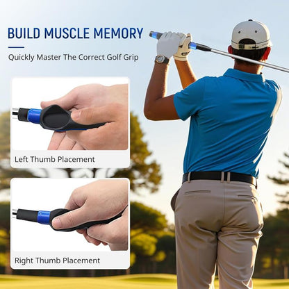 Golf Grip Trainer, Golf Training Aid, Golf Grip Kit, Golf Club Grips, Grip Trainer Golf Club to Help Train Correct Hand Position